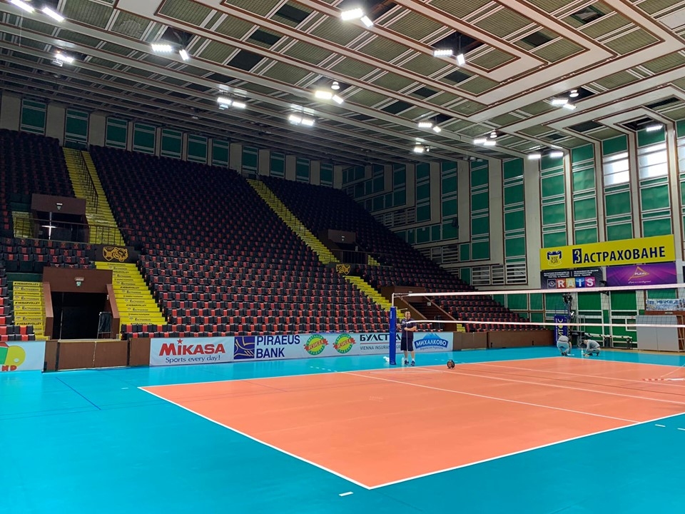 Спортна зала Васил Левски в Пазарджик в която играе носителят