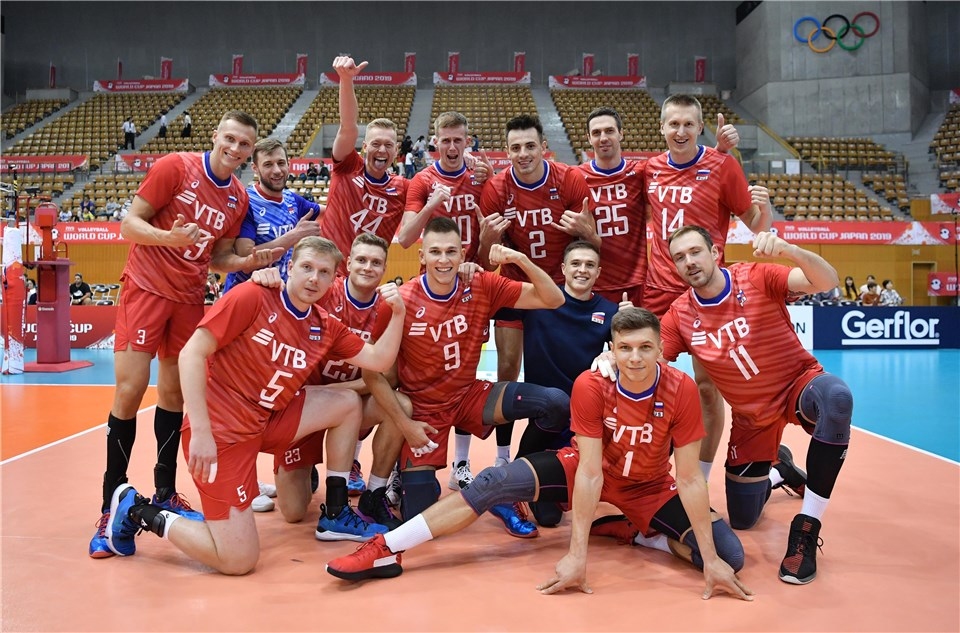 Волейболистите на Русия които спечелиха Лигата на нациите през 2018
