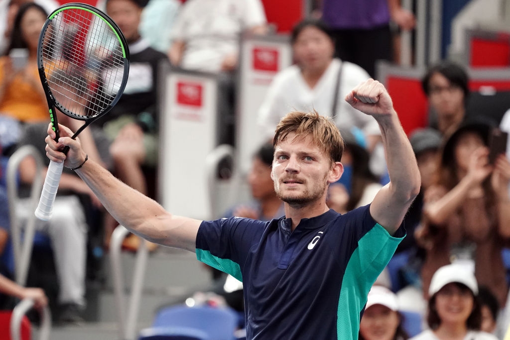 Шампионът през 2017 година Давид Гофен се класира за четвъртфиналите