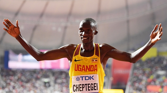 Джошуа Чептегей спечели бягането на 10 000 метра на Световното