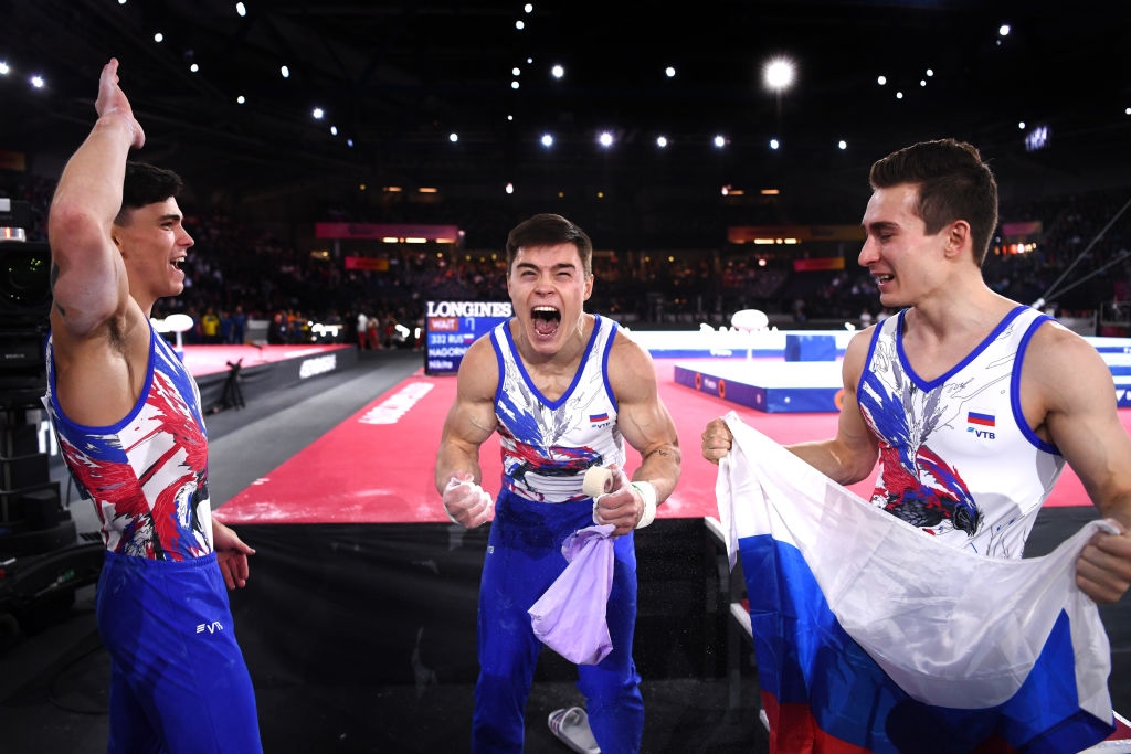 Руският национален отбор по спортна гимнастика детронира Китай в Щутгарт