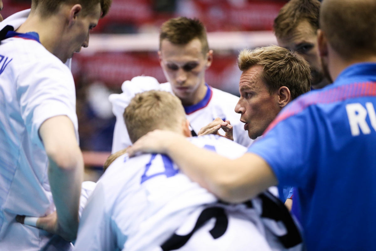 Мъжкият национален отбор на Русия по волейбол се завърна на