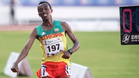 Шампионът на 10 000 метра от Африканските игри Берехану Цегу