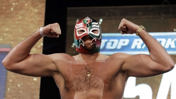 Тайсън Фюри никога не е страдал от липса на шантави