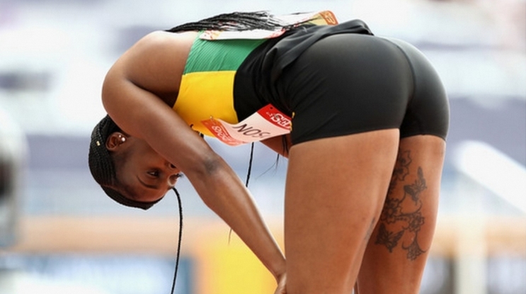 Контузената ямайска спринтьорка Илейн Томпсън, двойна олимпийска шампионка от Рио