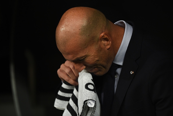 Старши треньорът на Реал Мадрид Зинедин Зидан съжалява за пропуснатите