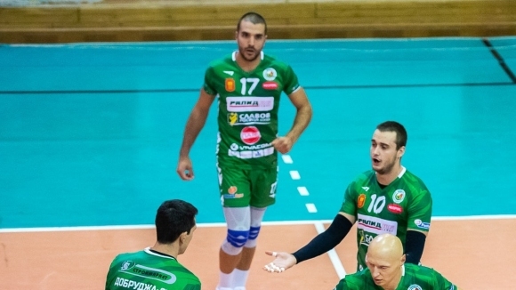 Волейболистът на Добруджа 07 Добрич Димитър Маринков коментира категоричната победа на