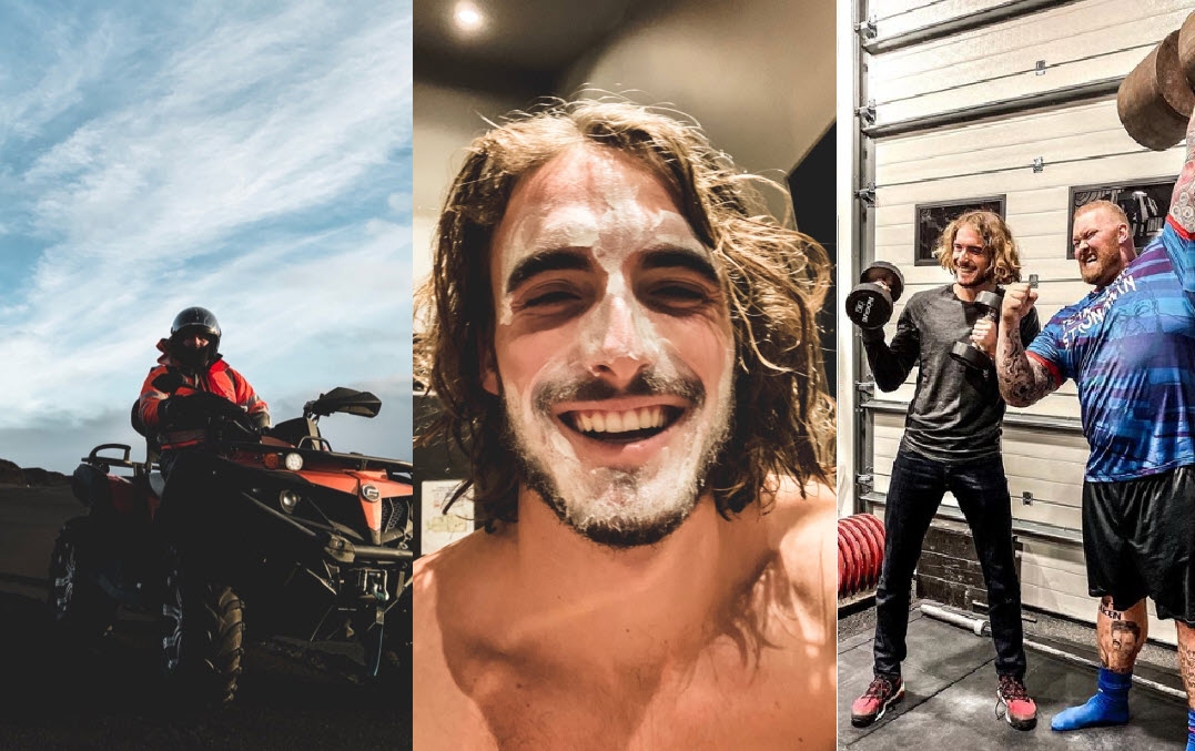 Шампионът на Финалния турнир на ATP Стефанос Циципас тръгна по