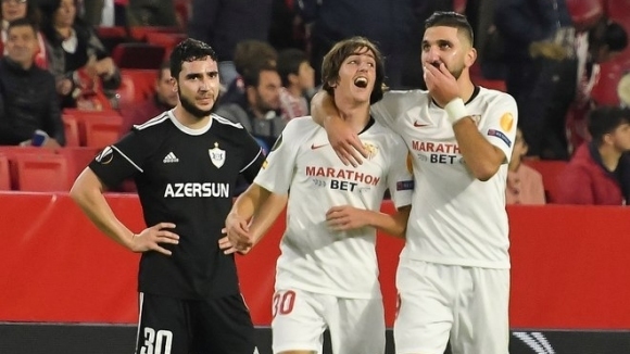 Отборът на Севиля записа пета победа в петия си мач