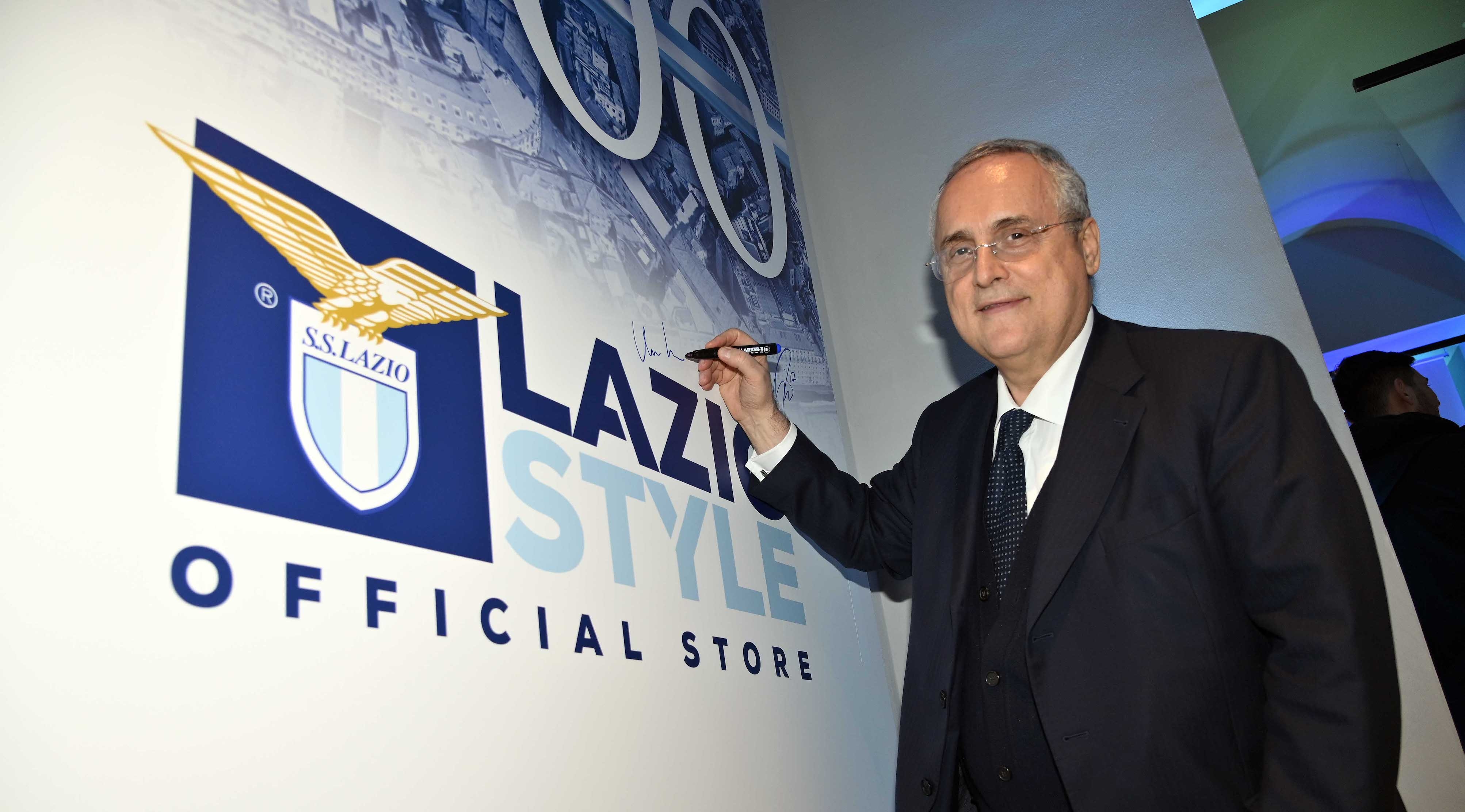 Президентът на Лацио Клаудио Лотито е горд с отбора който