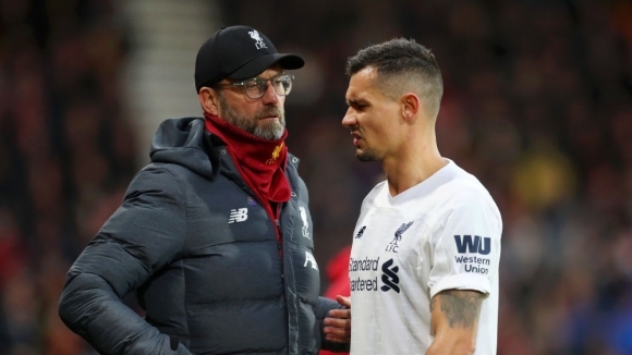 Юрген Клоп потвърди че Деян Ловрен ще пропусне мача на