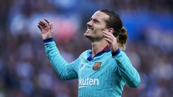 Нападателят на Барселона Антоан Гризман съжалява за пропуските направени от