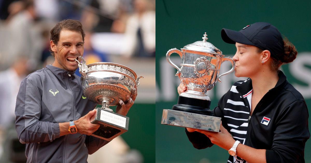 Ашли Барти и Рафаел Надал бяха обявени за най добри тенисисти
