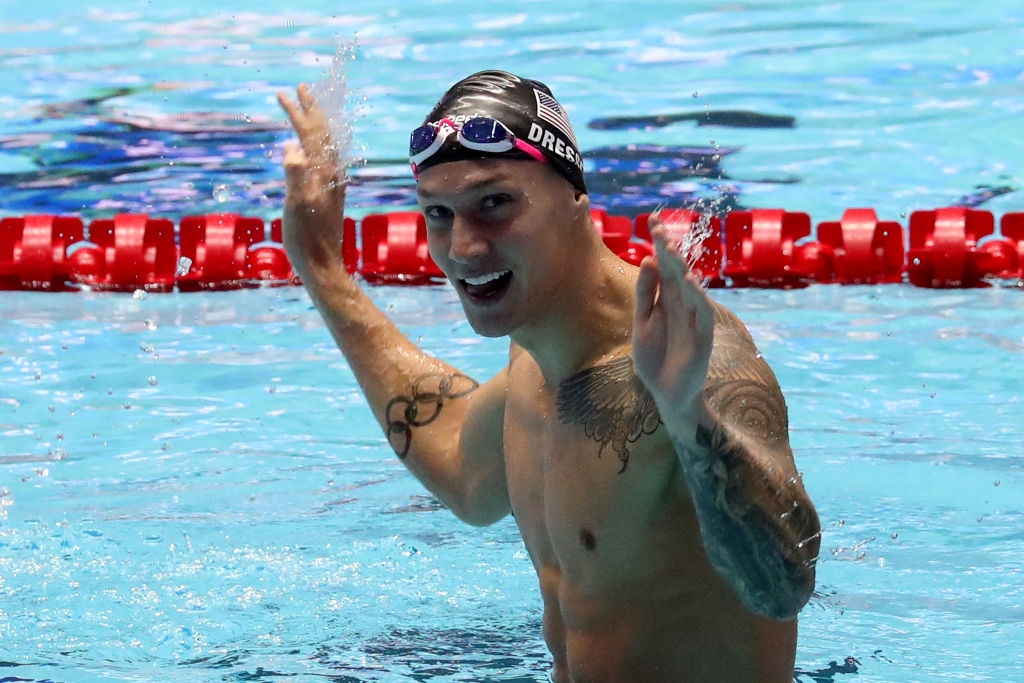 Американската звезда в плуването Кейлъб Дресел постави нов световен рекорд