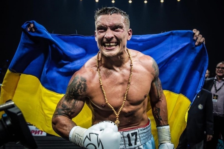 Украинският профибоксьор в тежката категория Александър Усик се готви за