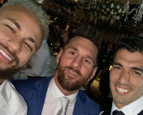 Исканият от Барселона Неймар се видя с Луис Суарес и