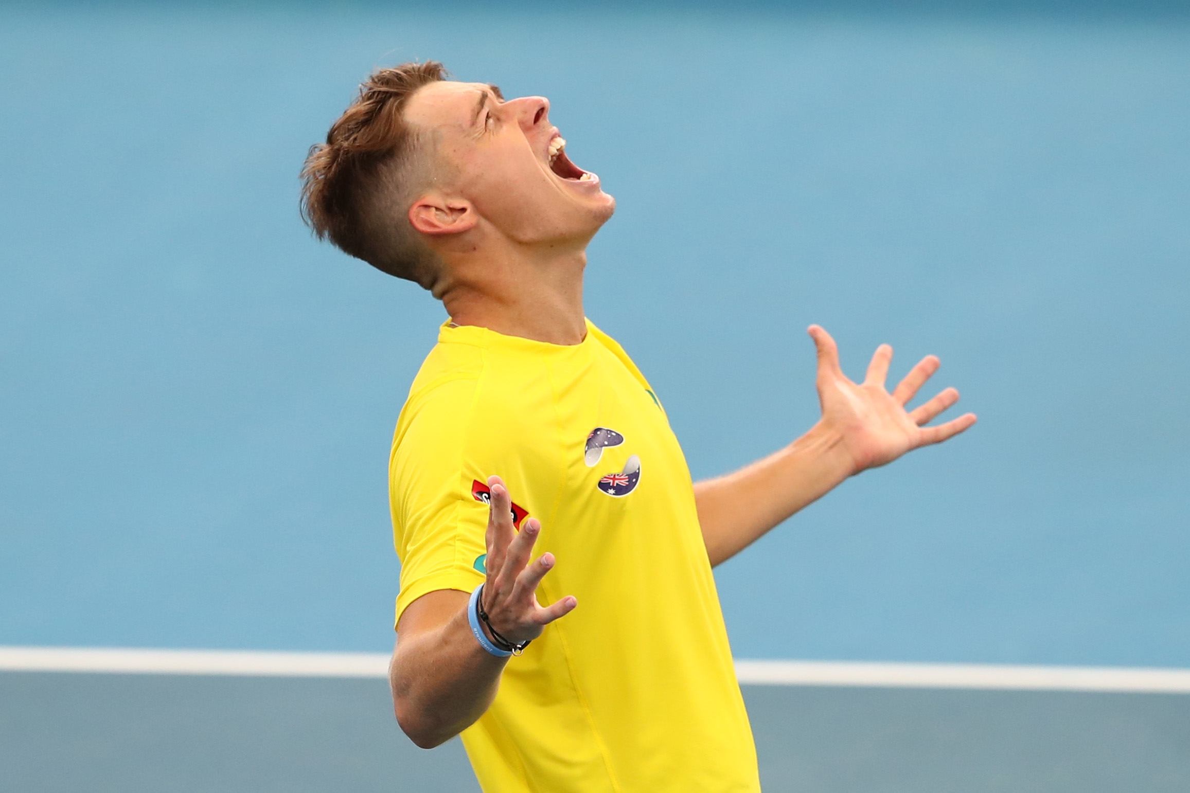 Домакинът Австралия е първият четвъртфиналист в отборния турнир по тенис
