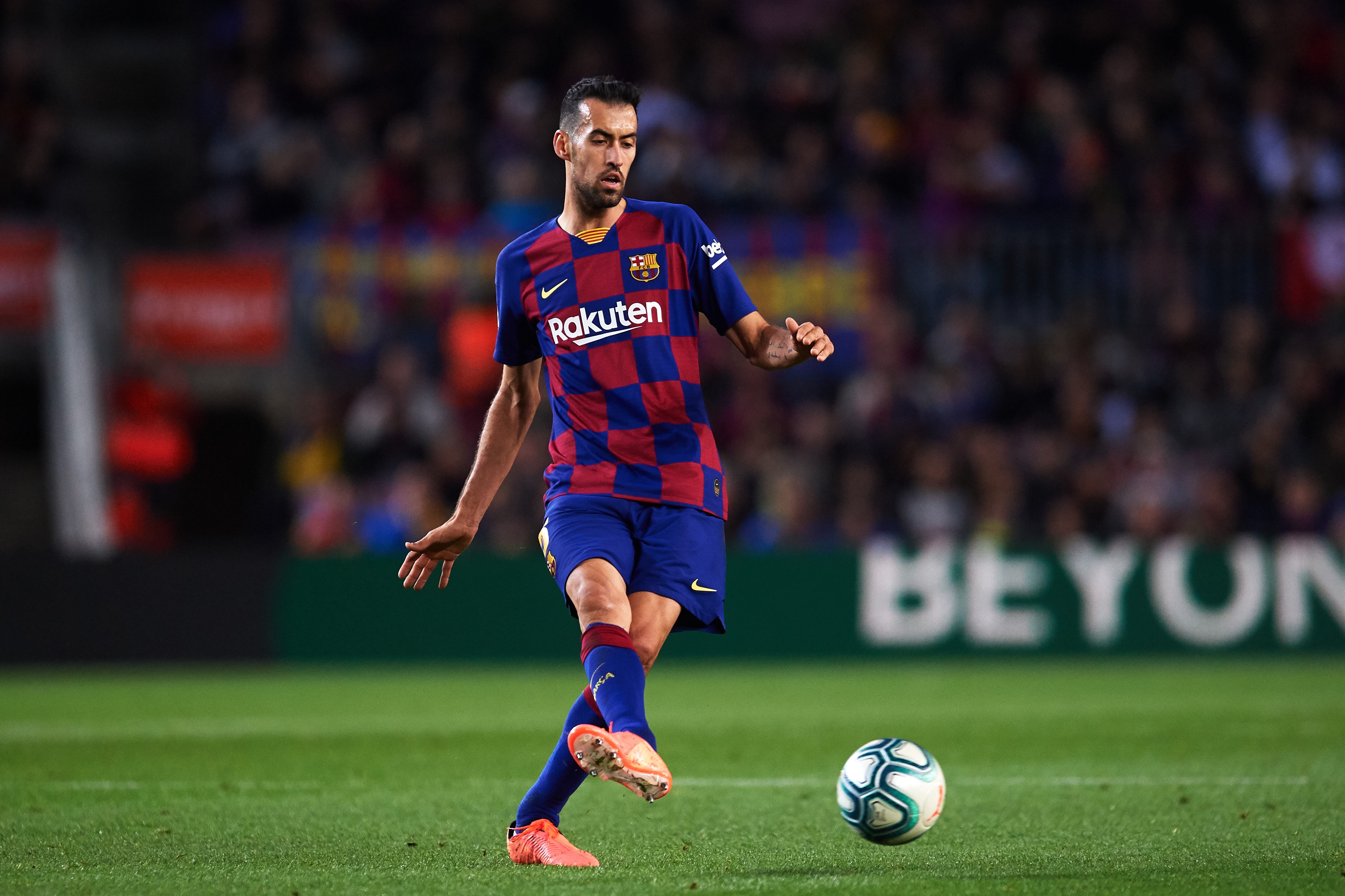 Полузащитникът на Барселона Серхио Бускетс изигра мач на високо ниво