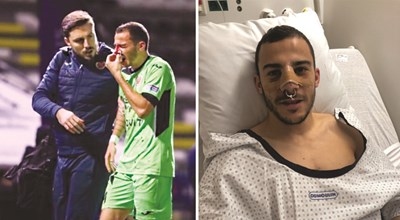 Българският футболист Едисон Йорданов бе опериран Белгия след като пострада