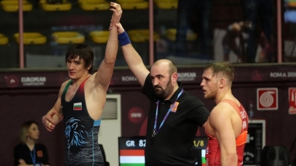 Финалът на Даниел Александров от европейското първенство по борба в