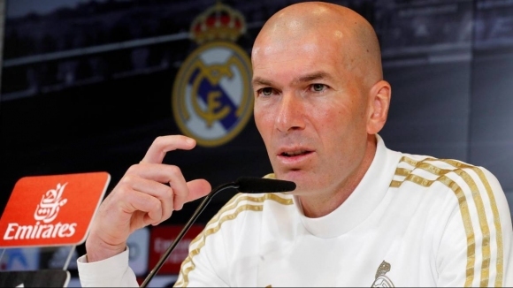Наставникът на Реал Мадрид Зинедин Зидан се чувства щастлив на