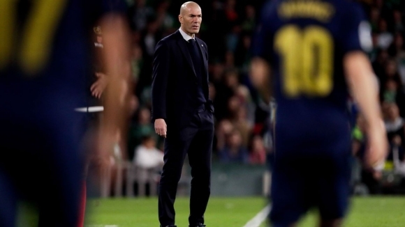 Старши треньор на Реал Мадрид Зинедин Зидан очаквано не бе