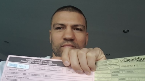 Българският професионален боксьор Тервел Пулев е бил проверен от Световната