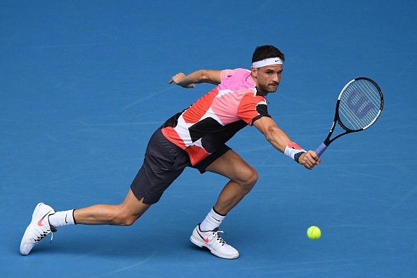 Григор Димитров и част от другите зведзди в мъжкия тенис