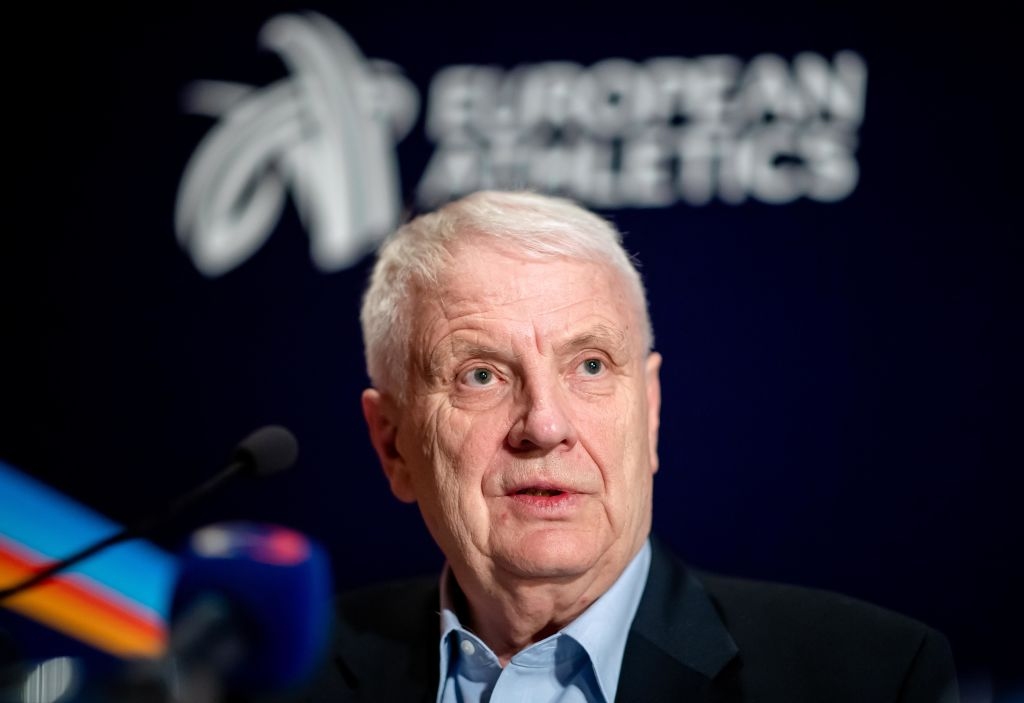 Президентът на Европейската атлетика (ЕА) Свен Арне Хансен е получил