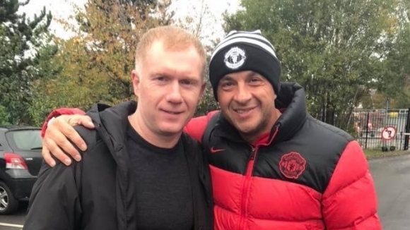 Дългоочакваната среща с легендата на Манчетър Юнайтед Пол Скоулс която