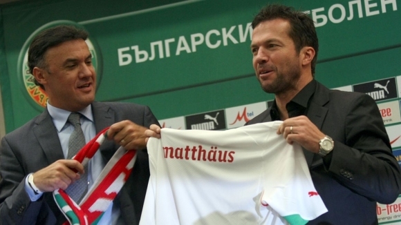 Германската футболна легенда Лотар Матеус който водеше националния отбор на