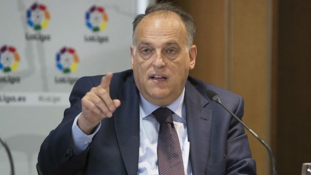 Президентът на Испанската футболна лига Хавиер Тебас реагира остро на