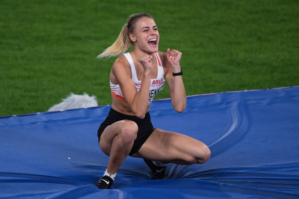 Сребърната медалистка в скока на височина от Световното първенство в
