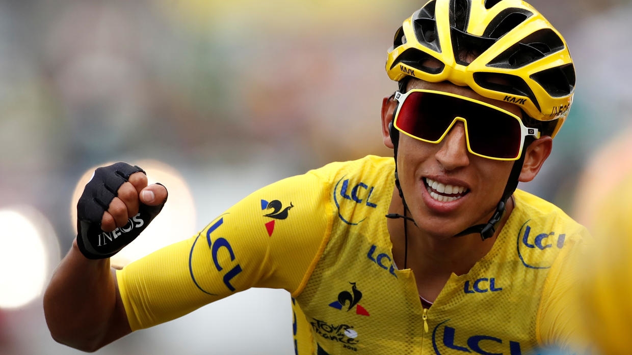 Шампионът от Тур дьо Франс Еган Бернал предпие благотворителна акция