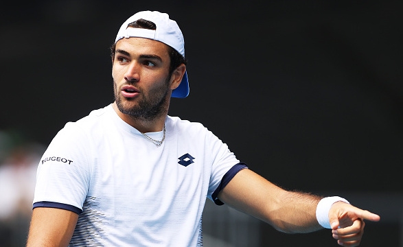 Първата ракета на Италия в момента Матео Беретини който достигна