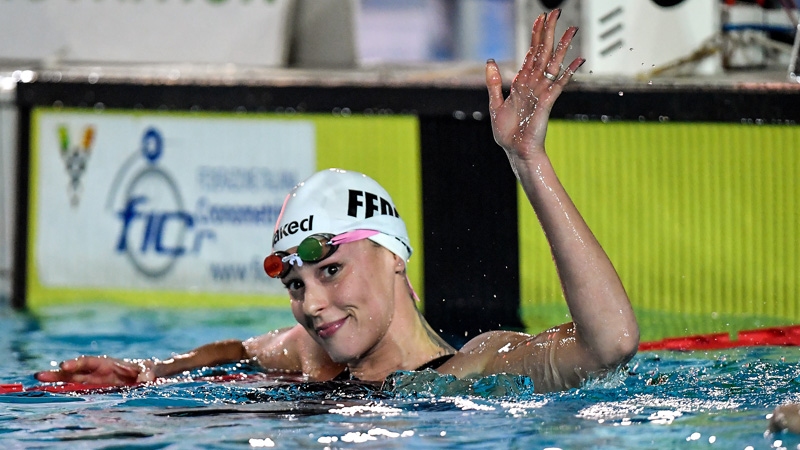 Световната рекордьорка и златна олимпийска медалистка в плуването Федерика Пелегрини