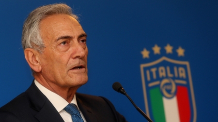 Президентът на Италианската футболна федерация Габриеле Гравина твърди че няма