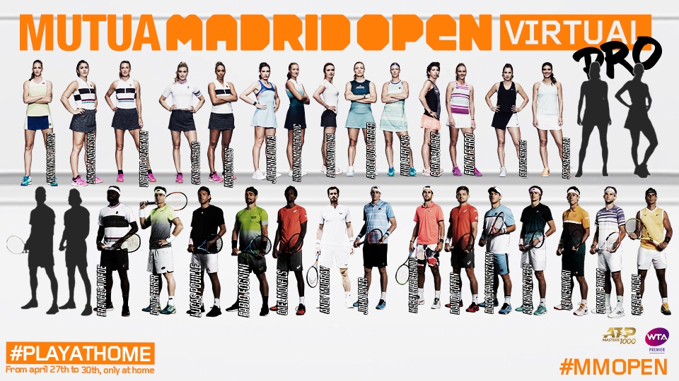 Имената на още четирима от участниците в Mutua Madrid Open