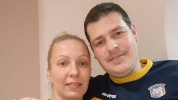 Треньорите Диян Боюклиев и Миглена Стрезова които са двойка в