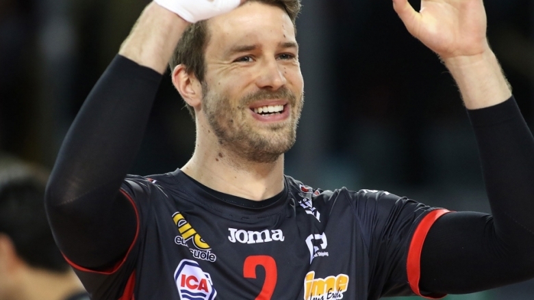 Италианският национал и волейболист на Кучине Лубе Чивитанова Иржи Ковар