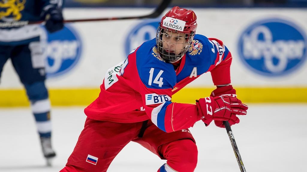 Капитанът на младежкия национален отбор на Русия по хокей на