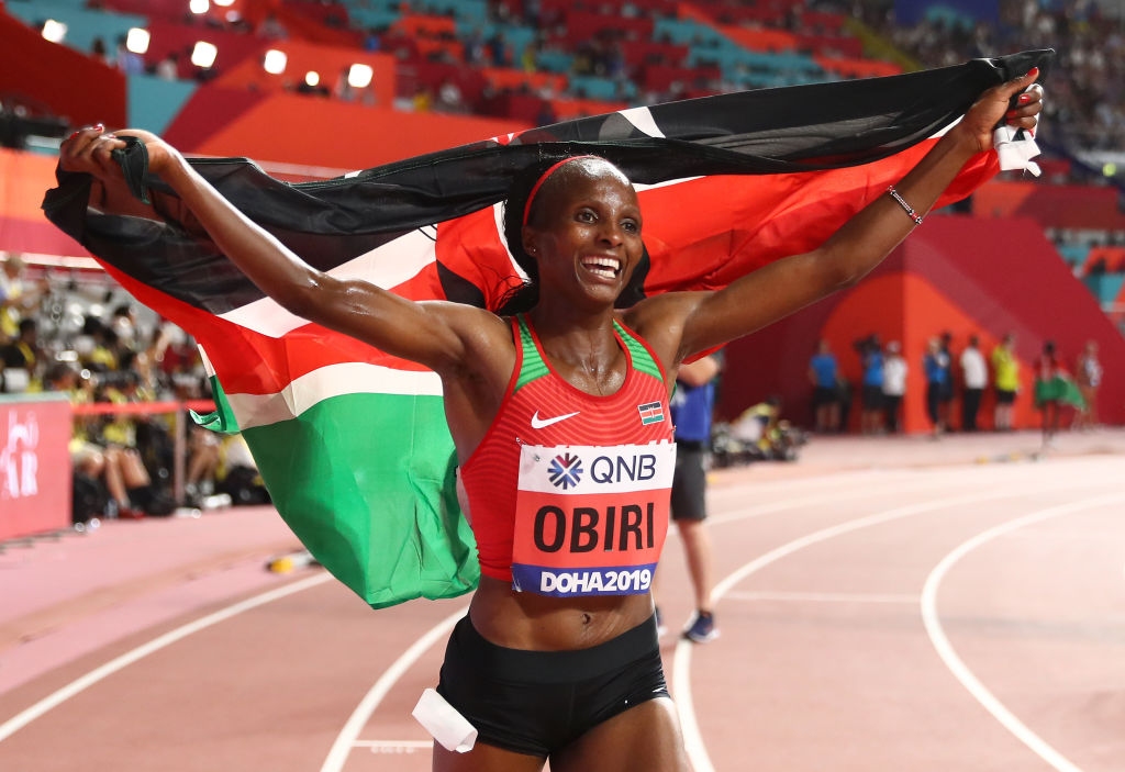 Шампионките Хелън Обири и Фейт Кипийегон бяха сред елитните спортисти