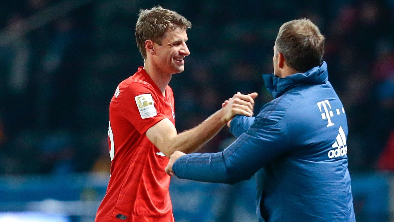 Нападателят на Байерн Мюнхен поздрави по странен начин своя треньор