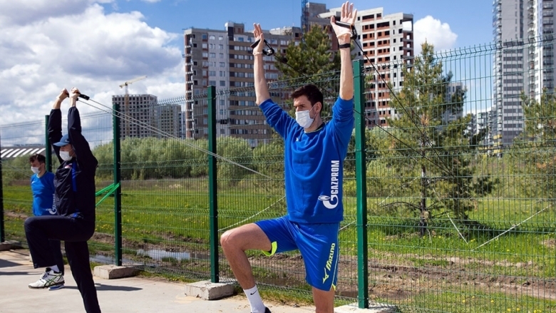 Волейболистите на руския гранд Зенит (Казан) започнаха тренировки. Играчите на