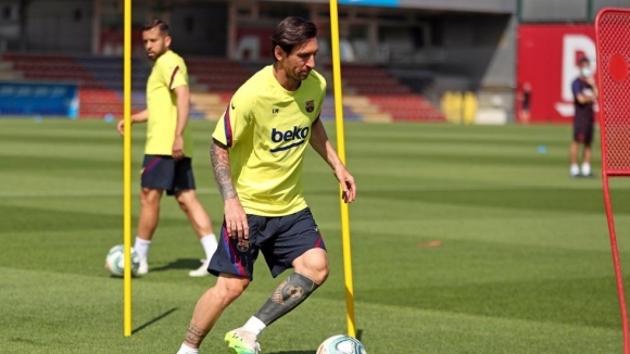 Капитанът на Барселона Лионел Меси не взе участие в днешното
