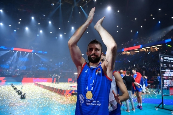 Сръбският волейболен национал Урош Ковачевич който бе обявен за MVP