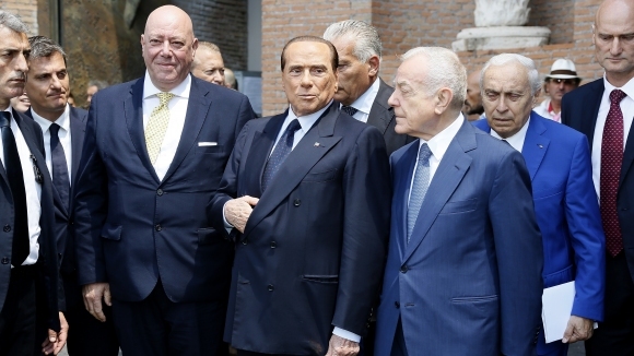 Собственикът на завърналия се в Серия Б Монца Силвио Берлускони