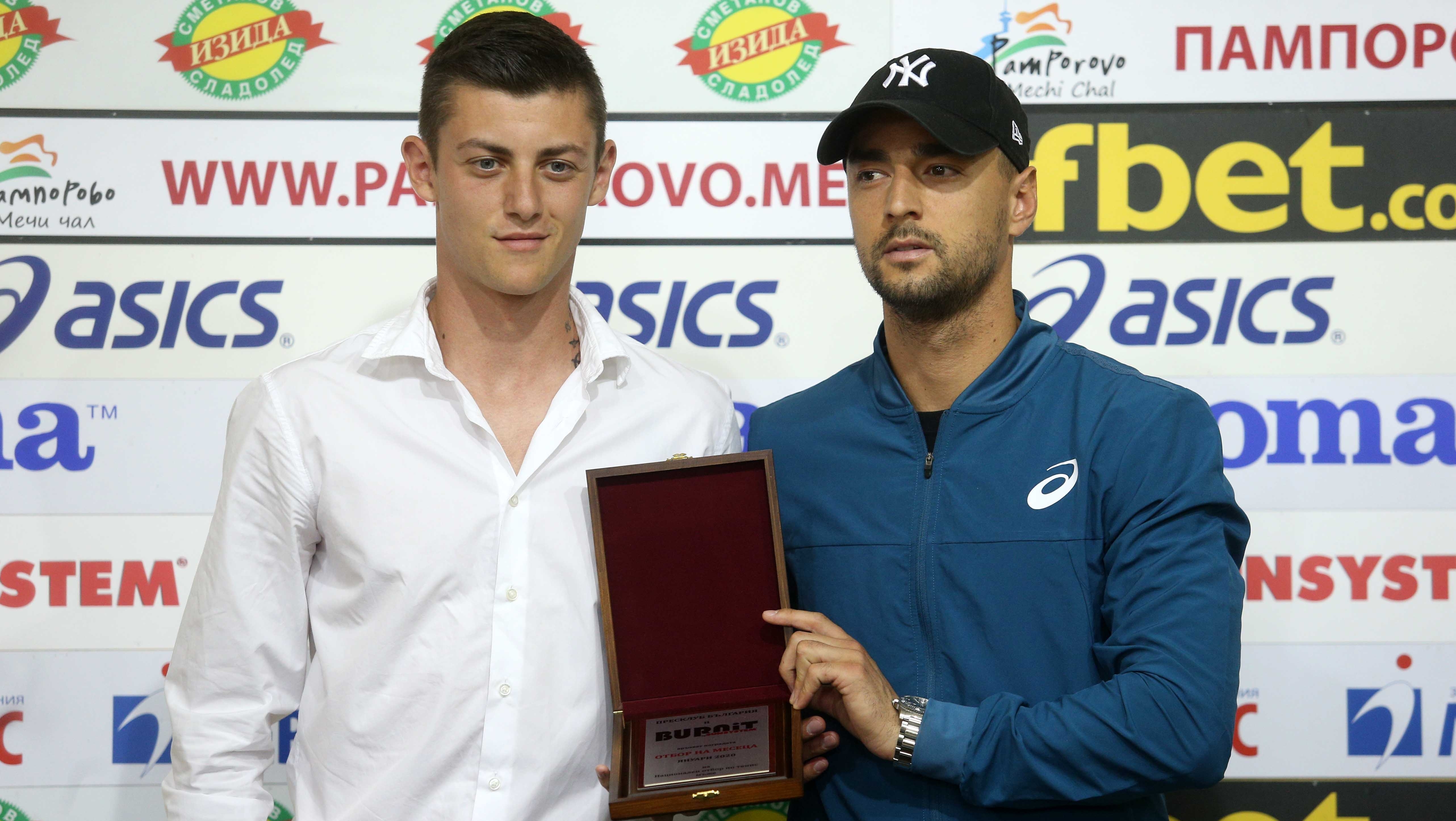 Националите на България за Купа Дейвис и ATP Cup Димитър