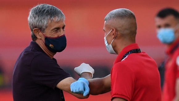 Старши треньорът на Барселона Кике Сетиен е щастлив от