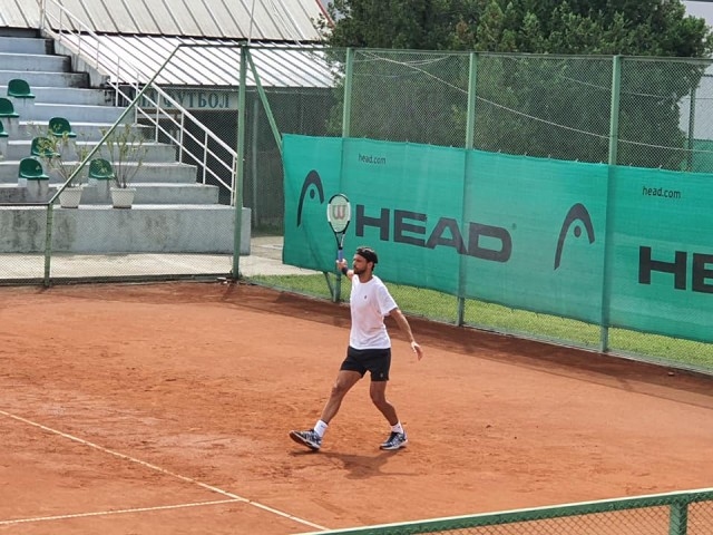 Първата ни ракета Григор Димитров и треньорът му Крис Гро